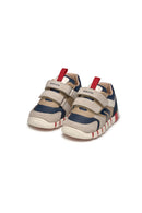 Geox Baby Boy Beige Iupidoo Strappy Leather Sneakers | Derimod Geox Baby Boy Beige Iupidoo Strappy Leather Sneakers | Derimod