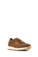 Erkek Taba Bağcıklı Süet Deri Sneaker | Derimod Erkek Taba Bağcıklı Süet Deri Sneaker | Derimod