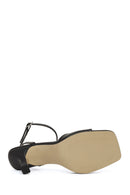 Women's Black Ankle Buckle Thin Heel Sandals | Derimod Women's Black Ankle Buckle Thin Heel Sandals | Derimod