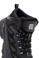 Derimod Dry Male Black Thick-Soled Lace-Up Waterproof Outdoor Boots | Derimod Derimod Dry Male Black Thick-Soled Lace-Up Waterproof Outdoor Boots | Derimod