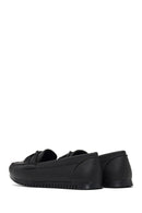 Kadın Siyah Tokalı Loafer | Derimod Kadın Siyah Tokalı Loafer | Derimod