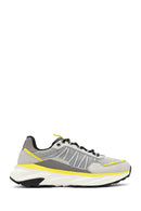 Derimod Studio Men's Gray Lace-Up Thick-Soled Sneaker | Derimod Derimod Studio Men's Gray Lace-Up Thick-Soled Sneaker | Derimod
