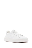 Alberto Guardiani Erkek Beyaz Winner Deri Sneaker | Derimod Alberto Guardiani Erkek Beyaz Winner Deri Sneaker | Derimod