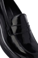 Male Black Thick-Soled Leather Loafer | Derimod Male Black Thick-Soled Leather Loafer | Derimod