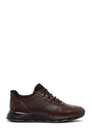 Male Brown Lace-up Leather Casual Sneaker | Derimod Male Brown Lace-up Leather Casual Sneaker | Derimod