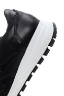 Kadın Siyah Kalın Tabanlı Deri Sneaker | Derimod Kadın Siyah Kalın Tabanlı Deri Sneaker | Derimod