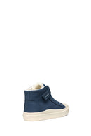 Geox Boy Blue Gisli Ankle Sneakers | Derimod Geox Boy Blue Gisli Ankle Sneakers | Derimod