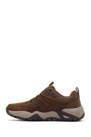 Skechers Men's Brown Arch Fit Recon - Cadell Lace-Up Nubuck Leather Boots | Derimod Skechers Men's Brown Arch Fit Recon - Cadell Lace-Up Nubuck Leather Boots | Derimod