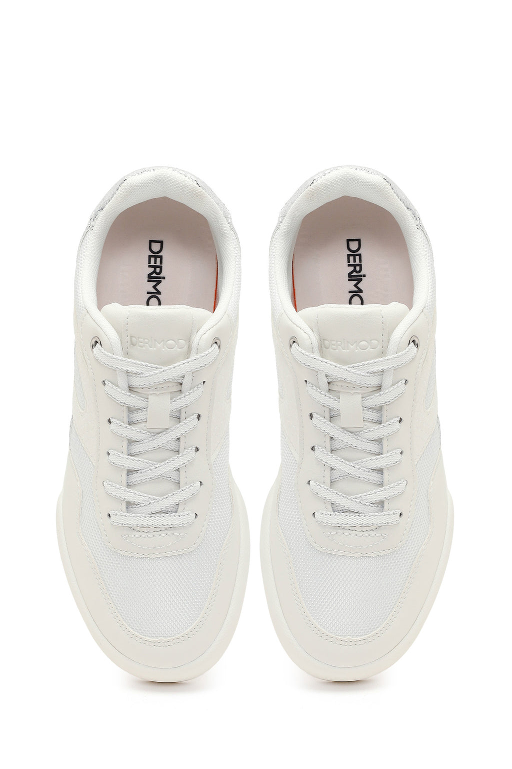Kadın Beyaz Bağcıklı Sneaker