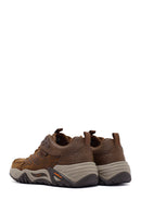 Skechers Men's Brown Arch Fit Recon - Cadell Lace-Up Nubuck Leather Boots | Derimod Skechers Men's Brown Arch Fit Recon - Cadell Lace-Up Nubuck Leather Boots | Derimod