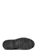 Male Black Lace-Up Thick-Soled Leather Casual Shoes | Derimod Male Black Lace-Up Thick-Soled Leather Casual Shoes | Derimod