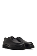 Male Black Lace-Up Thick-Soled Leather Casual Shoes | Derimod Male Black Lace-Up Thick-Soled Leather Casual Shoes | Derimod