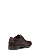 Geox Men's Brown Walk Pleasure F Lace-Up Leather Classic Shoes | Derimod Geox Men's Brown Walk Pleasure F Lace-Up Leather Classic Shoes | Derimod