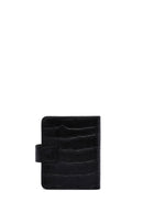 Men's Black Leather Card Holder | Derimod Men's Black Leather Card Holder | Derimod