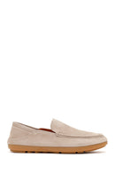 Erkek Bej Süet Deri Loafer | Derimod Erkek Bej Süet Deri Loafer | Derimod