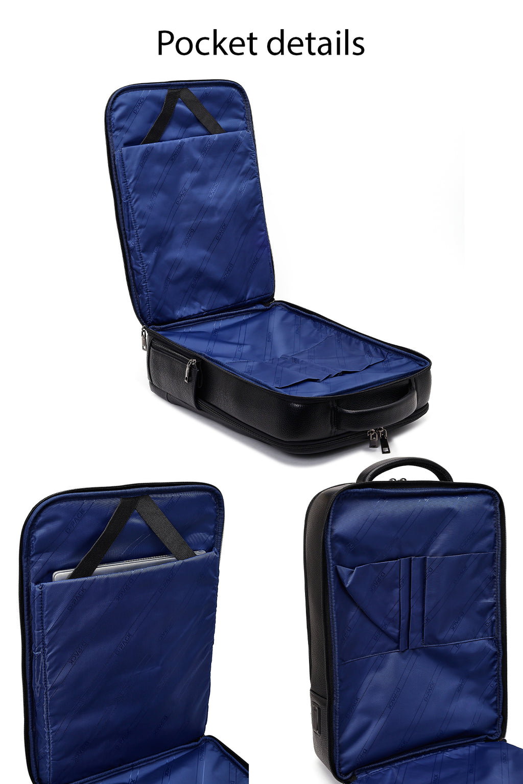 D-Pack Unisex Siyah Teknolojik Sırt Çantası