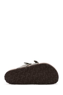 Birkenstock Kadın Vizon Mayari Bf Parmak Arası Nubuk Terlik | Derimod Birkenstock Kadın Vizon Mayari Bf Parmak Arası Nubuk Terlik | Derimod