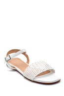 Kadın Örgü Detaylı Casual Sandalet | Derimod Kadın Örgü Detaylı Casual Sandalet | Derimod
