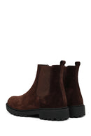 Male Brown Suede Chelsea Boots | Derimod Male Brown Suede Chelsea Boots | Derimod