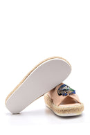 Women's Pearl Espadrille Slippers | Derimod Women's Pearl Espadrille Slippers | Derimod