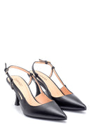 Women's Casual Heeled Leather Shoes | Derimod Women's Casual Heeled Leather Shoes | Derimod