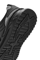 Erkek Siyah Bağcıklı Deri Sneaker | Derimod Erkek Siyah Bağcıklı Deri Sneaker | Derimod