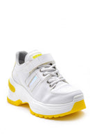 Women's High-Sole Leather Sneaker | Derimod Women's High-Sole Leather Sneaker | Derimod