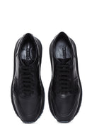 Erkek Siyah Deri Sneaker | Derimod Erkek Siyah Deri Sneaker | Derimod