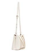Women's Cream Long Strap Printed Shoulder Bag | Derimod Women's Cream Long Strap Printed Shoulder Bag | Derimod