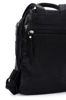Women's Black Long Strap Backpack | Derimod Women's Black Long Strap Backpack | Derimod