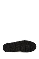 Erkek Siyah Bağcıklı Deri Sneaker | Derimod Erkek Siyah Bağcıklı Deri Sneaker | Derimod