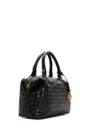 Women's Black Long Strap Knitted Shoulder Bag | Derimod Women's Black Long Strap Knitted Shoulder Bag | Derimod