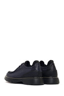 Male Black Lace-Up Thick-Soled Leather Casual Shoes | Derimod Male Black Lace-Up Thick-Soled Leather Casual Shoes | Derimod