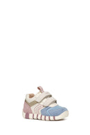 Geox Baby Girl Beige Iupidoo Strappy Leather Sneakers | Derimod Geox Baby Girl Beige Iupidoo Strappy Leather Sneakers | Derimod