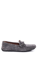 Erkek Gri Süet Deri Casual Loafer | Derimod Erkek Gri Süet Deri Casual Loafer | Derimod