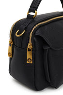 Woman Black Long-Strap Crossbody Bag | Derimod Woman Black Long-Strap Crossbody Bag | Derimod