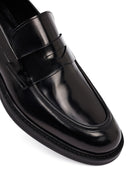 Erkek Siyah Deri Casual Loafer | Derimod Erkek Siyah Deri Casual Loafer | Derimod