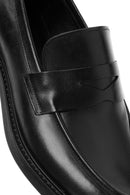 Erkek Siyah Deri Klasik Loafer | Derimod Erkek Siyah Deri Klasik Loafer | Derimod