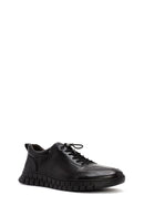 Derimod Fly Erkek Siyah Bağcıklı Deri Casual Sneaker | Derimod Derimod Fly Erkek Siyah Bağcıklı Deri Casual Sneaker | Derimod