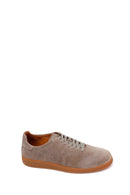 Male Mink Lace-up Suede Leather Sneaker | Derimod Male Mink Lace-up Suede Leather Sneaker | Derimod