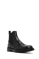 Men's Black Leather Chelsea Boot | Derimod Men's Black Leather Chelsea Boot | Derimod