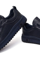 Erkek Lacivert Bağcıklı Deri Sneaker | Derimod Erkek Lacivert Bağcıklı Deri Sneaker | Derimod
