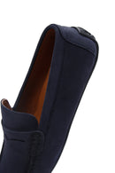 Erkek Lacivert Nubuk Deri Casual Loafer | Derimod Erkek Lacivert Nubuk Deri Casual Loafer | Derimod