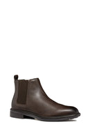 Geox Men's Brown Walk Pleasure Leather Chelsea Boots | Derimod Geox Men's Brown Walk Pleasure Leather Chelsea Boots | Derimod