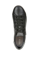 Geox Kadın Siyah Jaysen Bağcıklı Deri Sneaker | Derimod Geox Kadın Siyah Jaysen Bağcıklı Deri Sneaker | Derimod