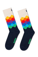 Happy Socks Erkek Çok Renkli Desenli Pamuklu 4'lü Çorap Seti | Derimod Happy Socks Erkek Çok Renkli Desenli Pamuklu 4'lü Çorap Seti | Derimod