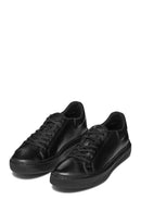 Geox Erkek Siyah Deıven Bağcıklı Deri Casual Sneaker | Derimod Geox Erkek Siyah Deıven Bağcıklı Deri Casual Sneaker | Derimod