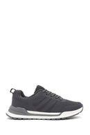 Erkek Gri Bağcıklı Kumaş Sneaker | Derimod Erkek Gri Bağcıklı Kumaş Sneaker | Derimod