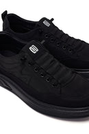 Derimod Zero Erkek Siyah Bağcıklı Kalın Tabanlı Kumaş Sneaker | Derimod Derimod Zero Erkek Siyah Bağcıklı Kalın Tabanlı Kumaş Sneaker | Derimod