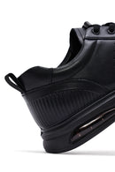 Erkek Siyah Bağcıklı Deri Sneaker | Derimod Erkek Siyah Bağcıklı Deri Sneaker | Derimod